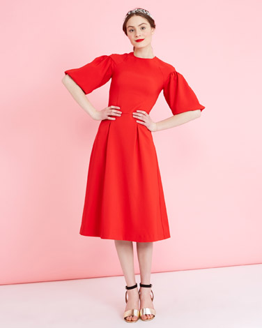 Savida Scarlett Balloon Sleeve Dress